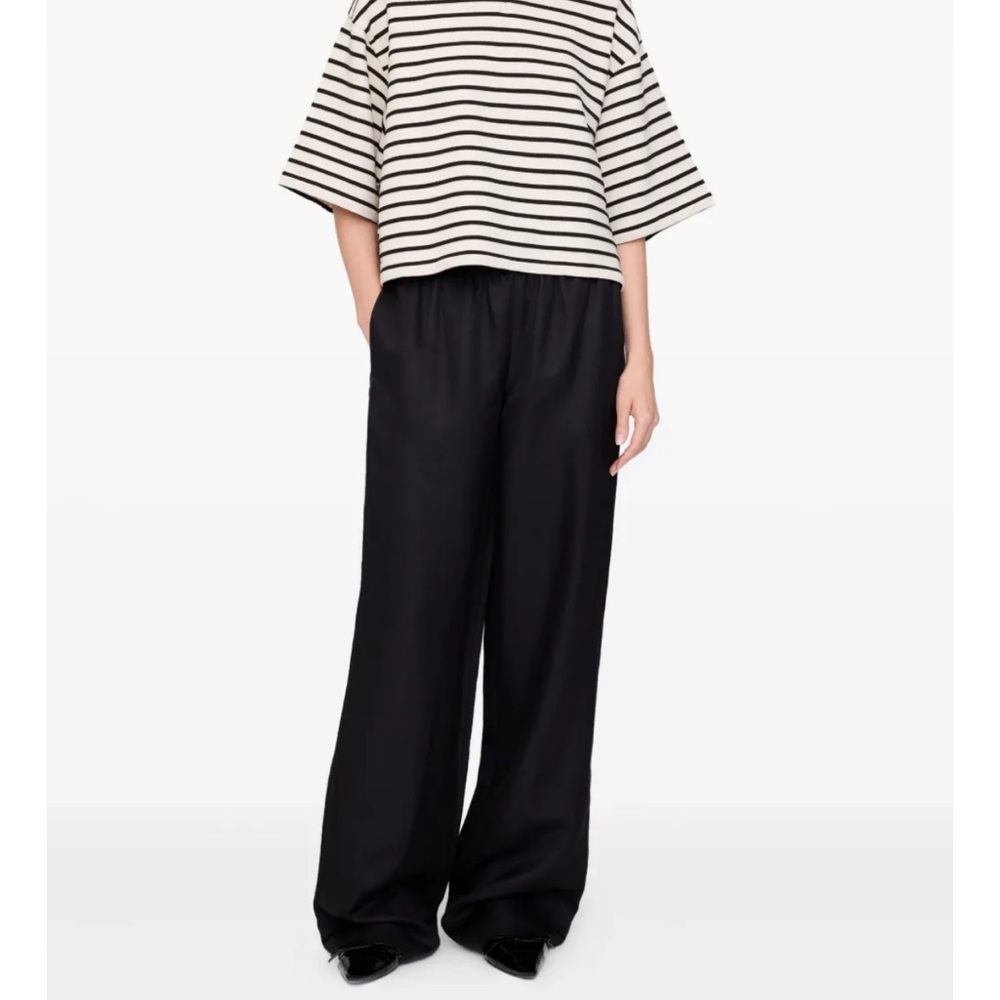 Anine Bing - Soto Pant Black Linen Blend
